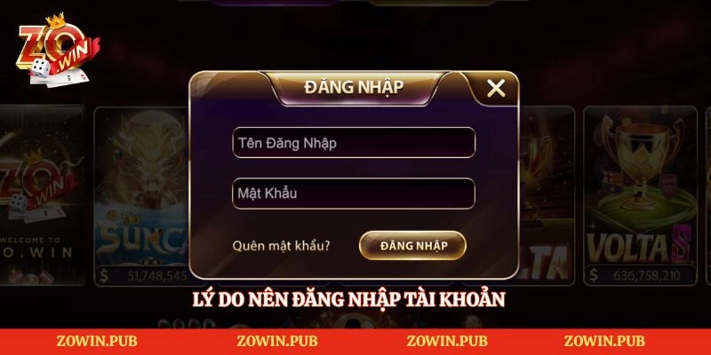 Lý do nên đăng nhập tài khoản 